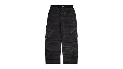 Pre-owned Jordan X Téla Women's Knit Pants In Dark Smoke Grey/black