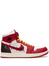 Jordan Air  1 Mid Sneaker In White