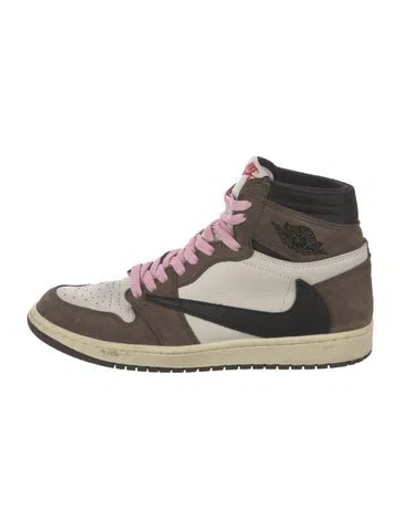 Pre-owned Jordan X Travis Scott 1 Retro High Og Sp 'mocha' Sneakers In Multi