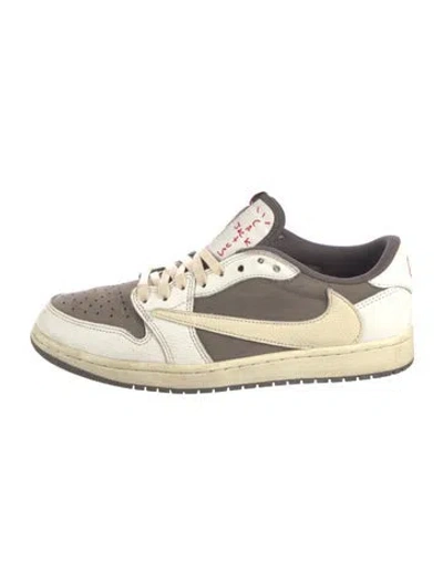 Pre-owned Jordan X Travis Scott 1 Retro Low Og Sp 'reverse Mocha' Sneakers