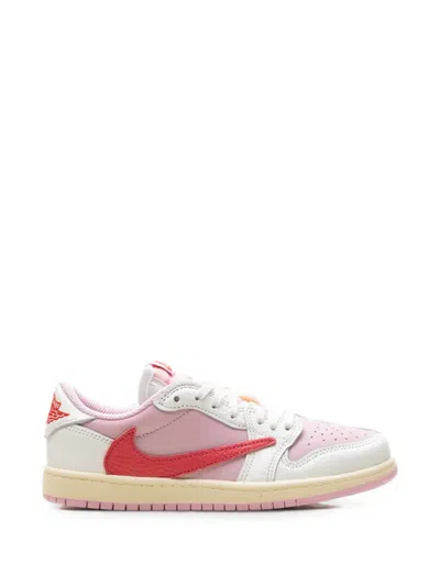 Jordan Kids' X Travis Scott Air  1 Lace-up Sneakers In Multi