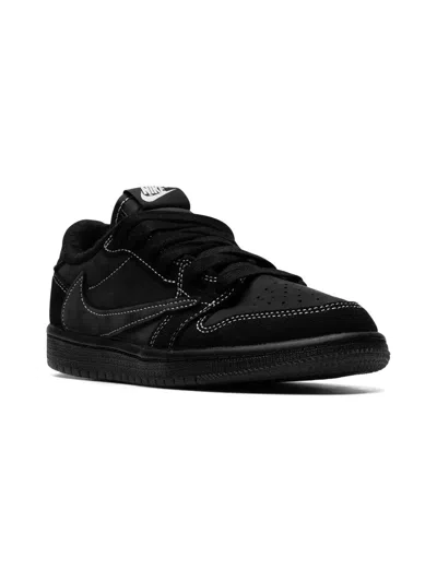 Jordan Kids' X Travis Scott Air  1 Low Sneakers In Black