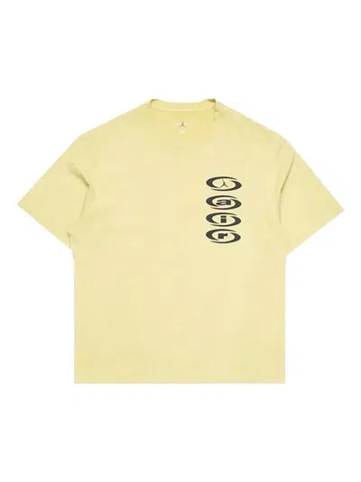 Jordan X Travis Scott Air  "celery" T-shirt In Yellow