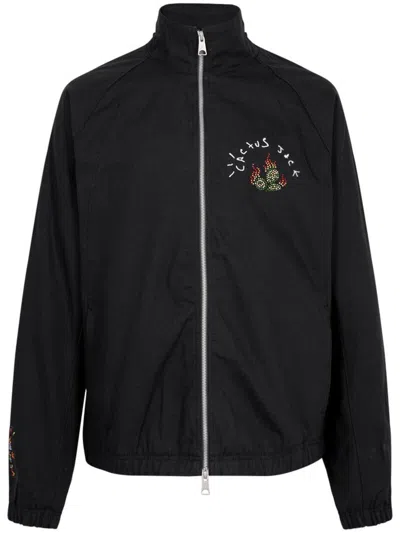 Jordan X Travis Scott Zip-up Jacket In Black
