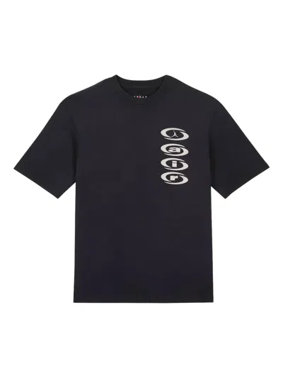 Jordan X Travis Scott Graphic-print T-shirt In Black