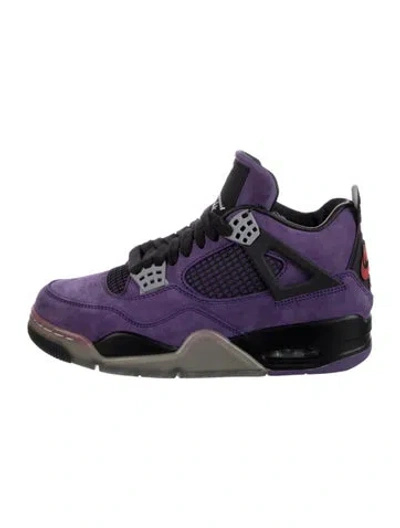 Pre-owned Jordan X Travis Scott Jordan 4 Retro Travis Scott Purple (friends And Family) Sneakers