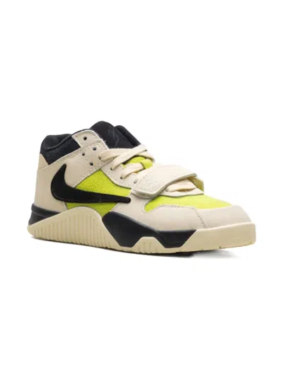 Jordan Kids' X Travis Scott Jumpman Jack Tr "bright Cactus" Sneakers