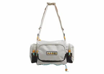 Pre-owned Jordan X Union X Bephies Beauty Supply Bungee Bag In Khaki/union Gold/black