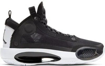 Pre-owned Jordan Xxxiv Eclipse Sneakers In Black/metallic Silver