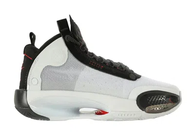 Pre-owned Jordan Xxxiv Red Sneakers In White/university Red/black In Multi