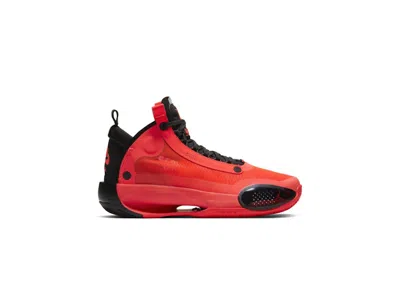Pre-owned Jordan Xxxiv Sneakers In Infrared 23/black/metallic Silver In Multi
