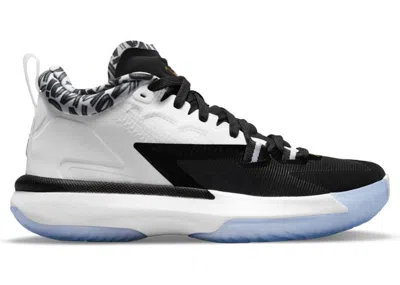 Pre-owned Jordan Zion 1 Gen Zion Sneakers In Black/white/metallic Gold