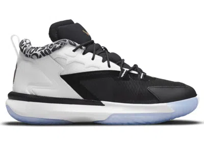 Pre-owned Jordan Zion 1 Gen Zion Sneakers In Black/white/metallic Gold
