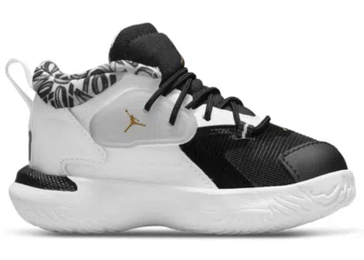 Pre-owned Jordan Zion 1 Gen Zion Sneakers In Black/white/metallic Gold