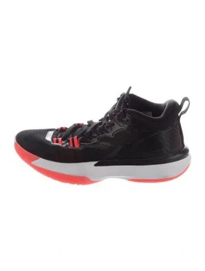 Pre-owned Jordan Kids' Zion 1 Gs 'bloodline' Boys' Sneakers In Black