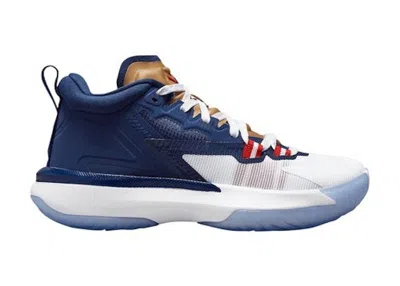 Pre-owned Jordan Zion 1 Usa Sneakers In Blue Void/white/gold In Multi