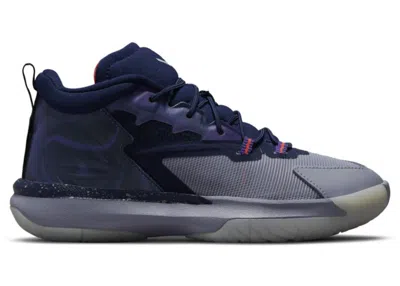 Pre-owned Jordan Zion 1 Zna Sneakers In Blue Void/fierce Purple/indigo Haze In Multi