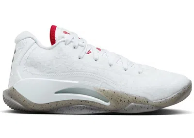 Pre-owned Jordan Zion 3 Fresh Paint Sneakers In White/cement Grey/pure Platinum