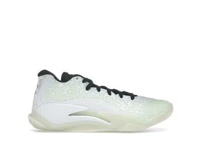 Pre-owned Jordan Zion 3 No Guts Sneakers In White/black/barely Volt