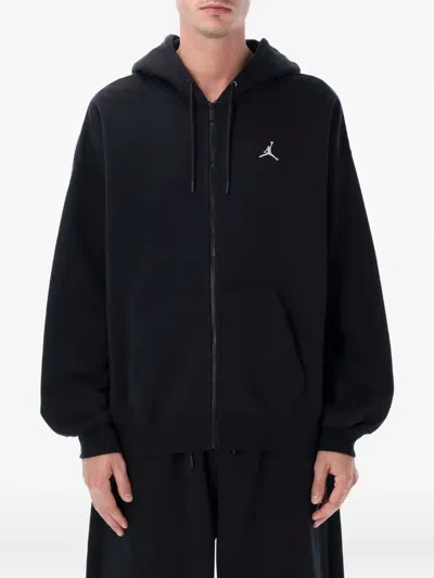 Jordan Zip-fastening Hoodie In Black