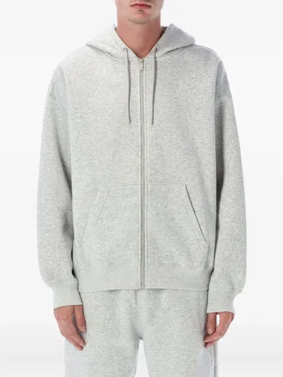 Jordan Zip-fastening Hoodie In Gray