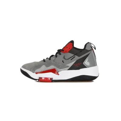 Jordan Zoom 92 Men's High Shoe In Smoke Grey/black/gym Red/white
