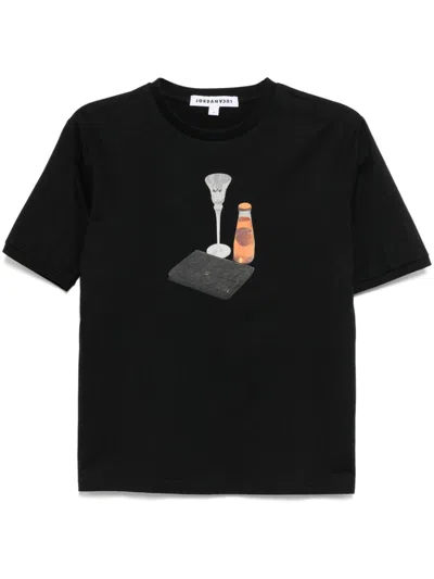 Jordanluca Baby T-shirt In Black