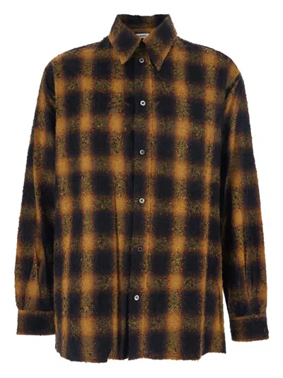 JORDANLUCA CHECK PATCH-POCKET SHIRT