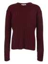 Jordanluca Drop Shoulders Jumper In Red