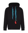 Jordanluca Serpentine Cotton Hoodie In Black