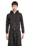 Jordanluca Man Black Sweatshirts In Black