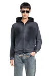 Jordanluca Man Black Sweatshirts In Black