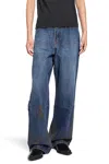 Jordanluca Man Blue Jeans In Blue