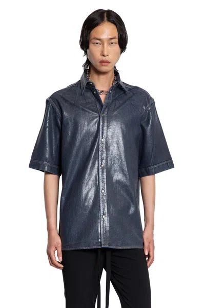 Jordanluca Man Blue Shirts