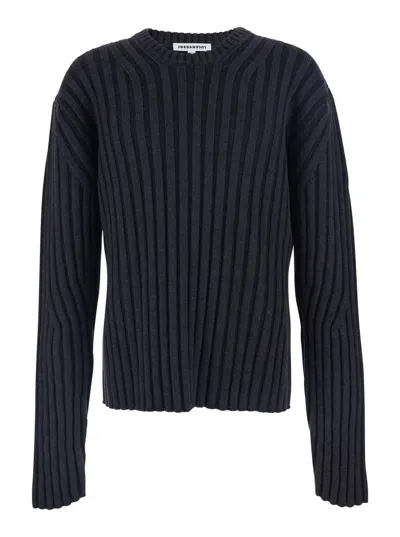 Jordanluca Rib Ktitted In Black