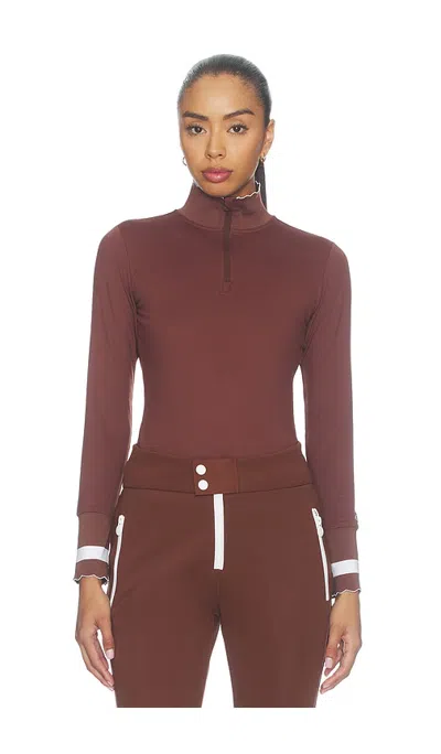 Jorde Kelly Quarter-zip Baselayer Top In Teddy