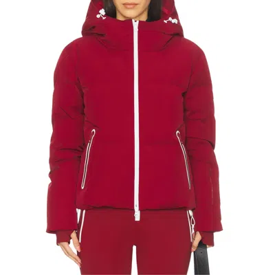 Jorde Poppy Ski Jacket In Holiday Ruby In Red