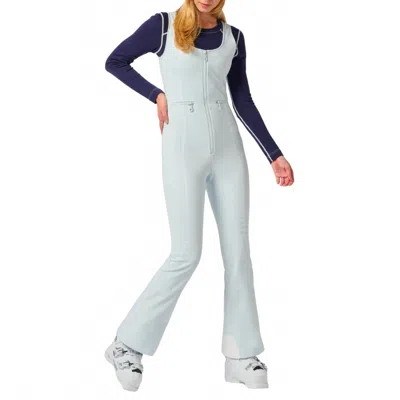 Jorde Reese Softshell Bib Pant In Ice In Blue