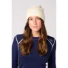 Jorde Tommy Merino Wool Beanie In White
