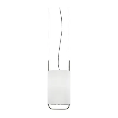 Pre-owned Jordi Veciana Alistair T Suspension Lamp, Steel & Glass, Mid-century In Transparent