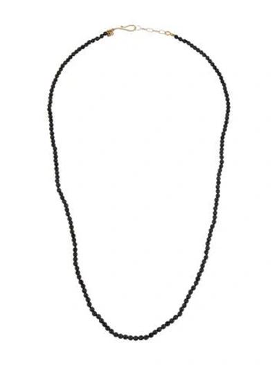 Pre-owned Jorge Adeler 18k Spinel Bead Strand Necklace, 23.5" In Multicolor