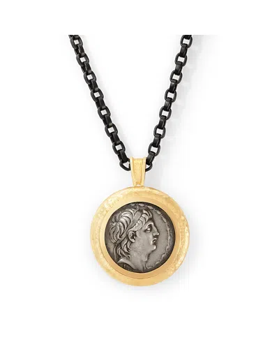 Jorge Adeler 18k Yellow Gold Gods & Heroes Antiochus Enhancer Pendant In Multi