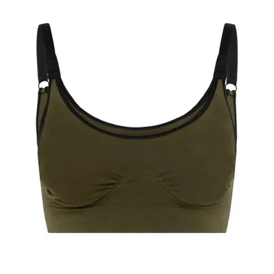 Jorgen House Green Magnetic Bra - Dark Olive