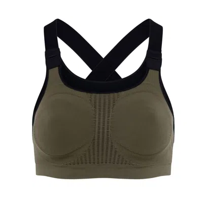 Jorgen House Green Maternity Sports Bra - Dark Olive