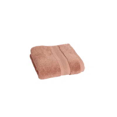 Joro Red Organic Cotton Hand Towel - Terracotta