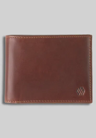 Jos. A. Bank Men's Johnston & Murphy Grant Billfold Wallet At  In Mahogany