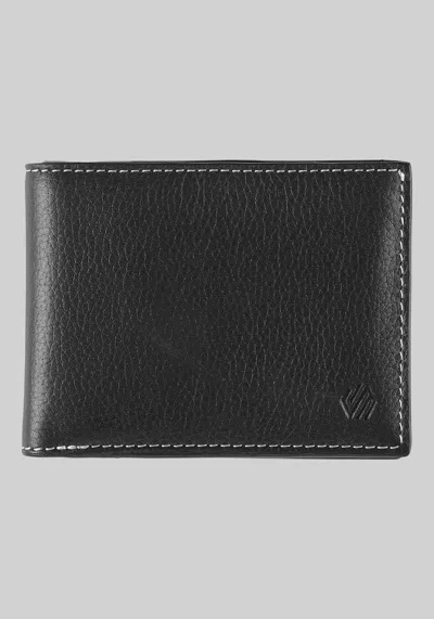 Jos. A. Bank Men's Johnston & Murphy Kingston Billfold Wallet At  In Black