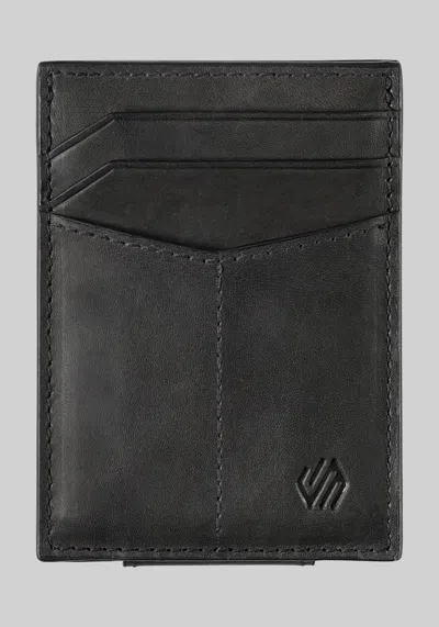 Jos. A. Bank Men's Johnston & Murphy Rhodes Front Pocket Wallet At  In Black