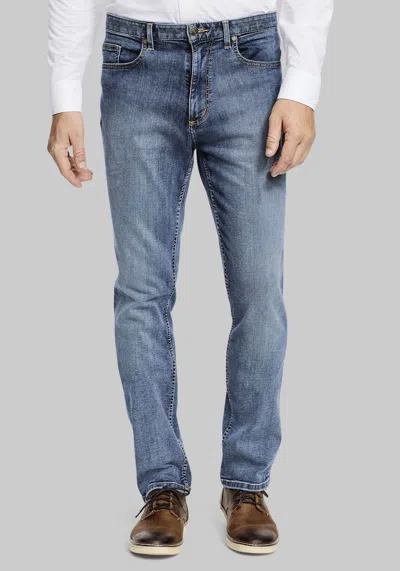 Jos. A. Bank Men's Johnston & Murphy Straight Leg Jeans At  In Dark Wash