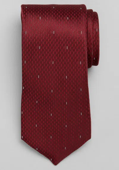 Jos. A. Bank Men's  Rain Neat Tie At  In Red